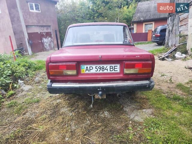 Червоний ВАЗ 2107, об'ємом двигуна 0 л та пробігом 40 тис. км за 599 $, фото 3 на Automoto.ua