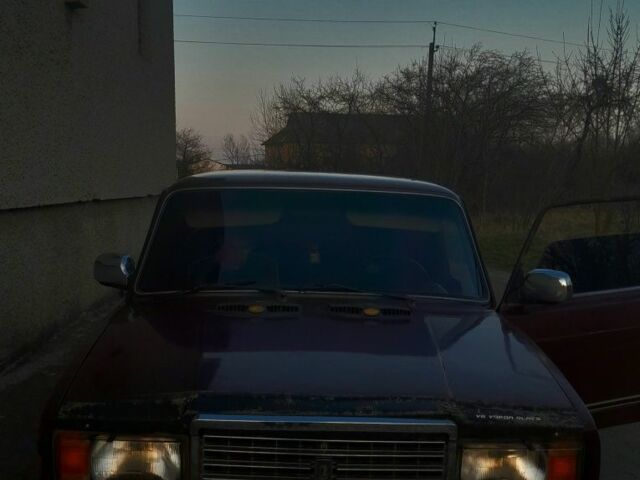 Красный ВАЗ 2107, объемом двигателя 1.5 л и пробегом 50 тыс. км за 720 $, фото 5 на Automoto.ua