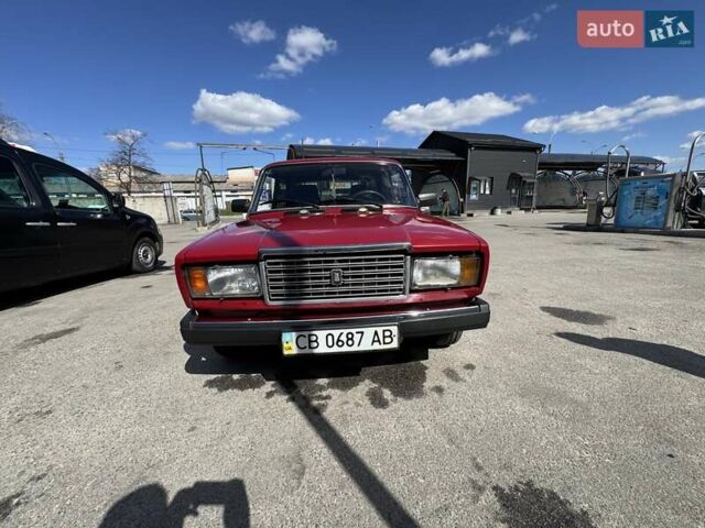 Красный ВАЗ 2107, объемом двигателя 1.5 л и пробегом 113 тыс. км за 1600 $, фото 13 на Automoto.ua