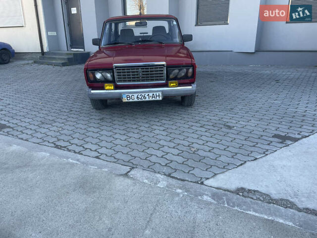 Красный ВАЗ 2107, объемом двигателя 1.5 л и пробегом 84 тыс. км за 1300 $, фото 9 на Automoto.ua