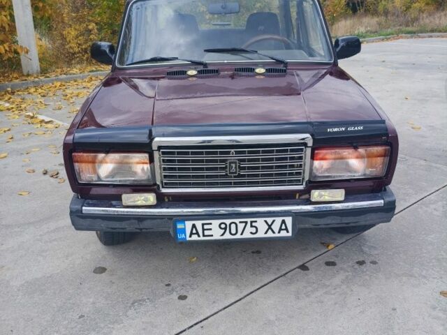 Красный ВАЗ 2107, объемом двигателя 1.5 л и пробегом 45 тыс. км за 1551 $, фото 1 на Automoto.ua