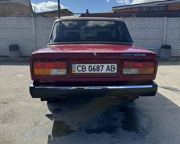 Красный ВАЗ 2107, объемом двигателя 1.5 л и пробегом 113 тыс. км за 1600 $, фото 9 на Automoto.ua