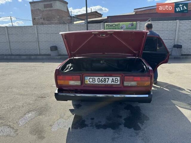 Красный ВАЗ 2107, объемом двигателя 1.5 л и пробегом 113 тыс. км за 1600 $, фото 14 на Automoto.ua