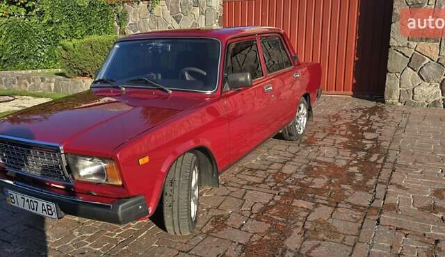Красный ВАЗ 2107, объемом двигателя 1.45 л и пробегом 140 тыс. км за 2750 $, фото 7 на Automoto.ua