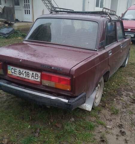 Красный ВАЗ 2107, объемом двигателя 1.5 л и пробегом 100 тыс. км за 550 $, фото 2 на Automoto.ua