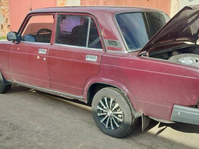 Червоний ВАЗ 2107, об'ємом двигуна 1.5 л та пробігом 222 тис. км за 1200 $, фото 2 на Automoto.ua