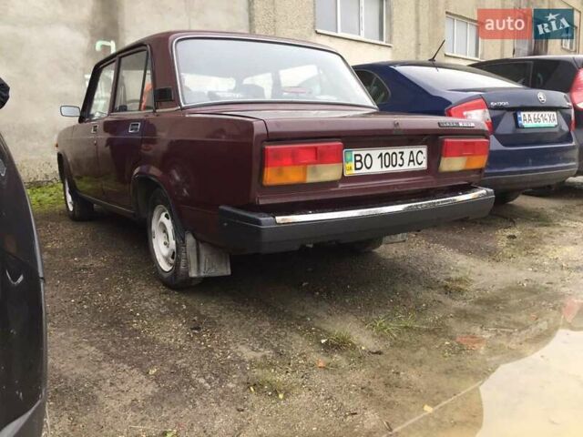 Червоний ВАЗ 2107, об'ємом двигуна 1.57 л та пробігом 103 тис. км за 1150 $, фото 4 на Automoto.ua