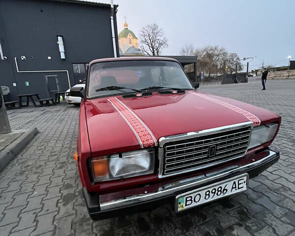 Червоний ВАЗ 2107, об'ємом двигуна 1.45 л та пробігом 130 тис. км за 1000 $, фото 2 на Automoto.ua