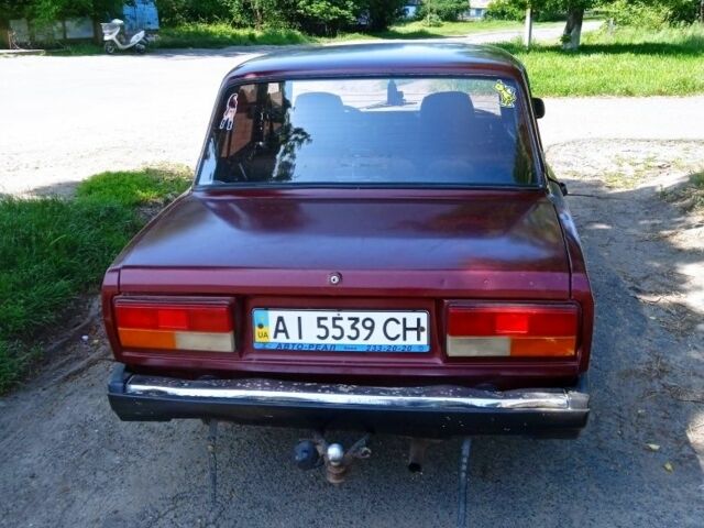 Красный ВАЗ 2107, объемом двигателя 1 л и пробегом 2 тыс. км за 850 $, фото 2 на Automoto.ua