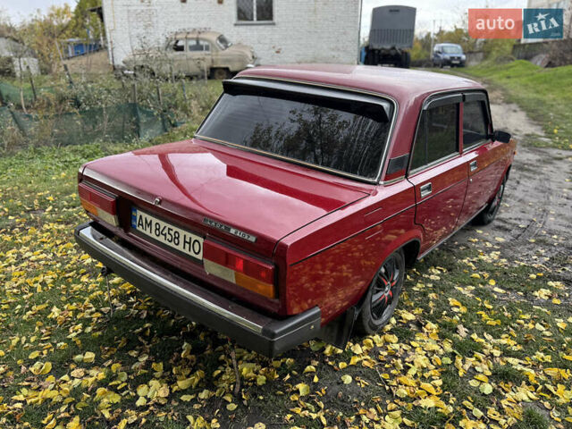 ВАЗ 2107 2006 у Попольне на Automoto.ua Червоний ВАЗ 2107, об'ємом двигуна 1.45 л та пробігом 109 тис. км за 1250 $, фото 2 на Automoto.ua