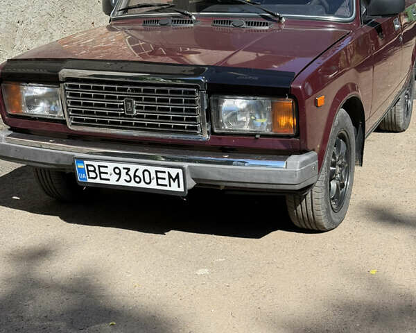 Красный ВАЗ 2107, объемом двигателя 1.45 л и пробегом 55 тыс. км за 1800 $, фото 12 на Automoto.ua