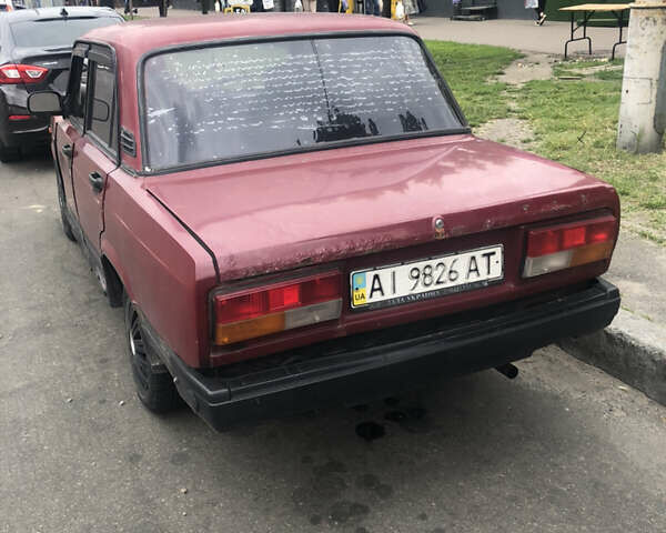 Красный ВАЗ 2107, объемом двигателя 1.6 л и пробегом 173 тыс. км за 700 $, фото 3 на Automoto.ua