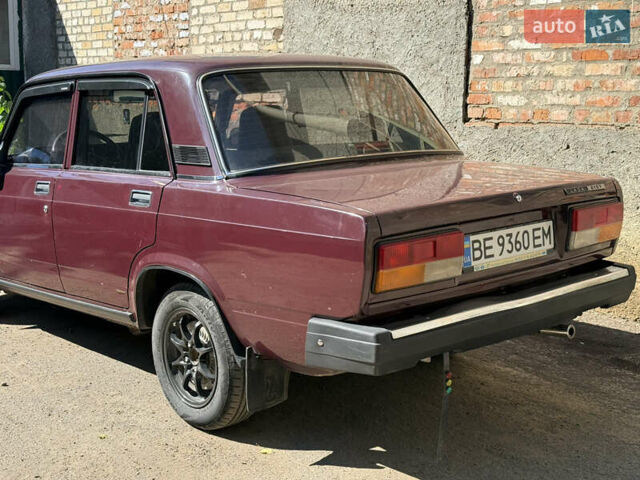 Красный ВАЗ 2107, объемом двигателя 1.45 л и пробегом 55 тыс. км за 1800 $, фото 2 на Automoto.ua