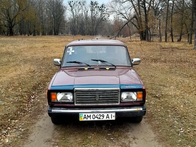 Красный ВАЗ 2107, объемом двигателя 16 л и пробегом 47 тыс. км за 1300 $, фото 6 на Automoto.ua