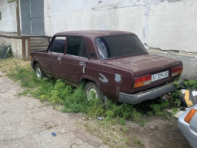 Красный ВАЗ 2107, объемом двигателя 1.5 л и пробегом 1 тыс. км за 350 $, фото 1 на Automoto.ua