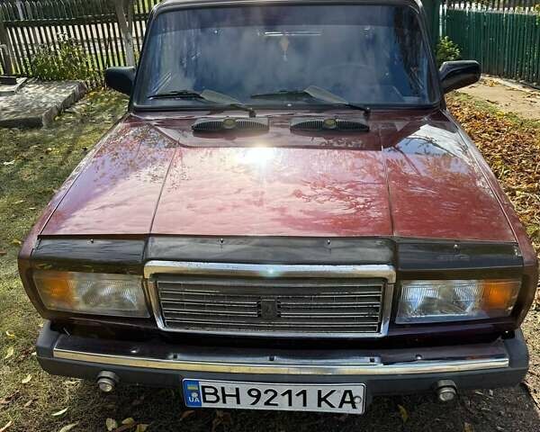 Красный ВАЗ 2107, объемом двигателя 1.5 л и пробегом 142 тыс. км за 1500 $, фото 20 на Automoto.ua