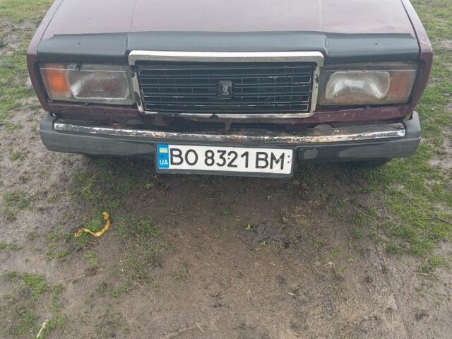 Красный ВАЗ 2107, объемом двигателя 1.6 л и пробегом 73 тыс. км за 550 $, фото 1 на Automoto.ua