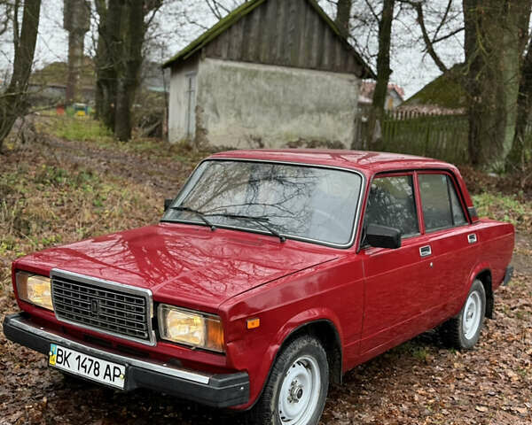 Красный ВАЗ 2107, объемом двигателя 1.5 л и пробегом 47 тыс. км за 2499 $, фото 4 на Automoto.ua