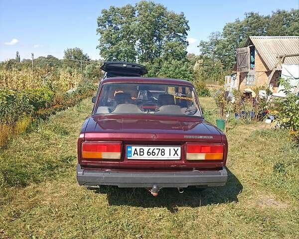 Червоний ВАЗ 2107, об'ємом двигуна 1.45 л та пробігом 91 тис. км за 1700 $, фото 5 на Automoto.ua