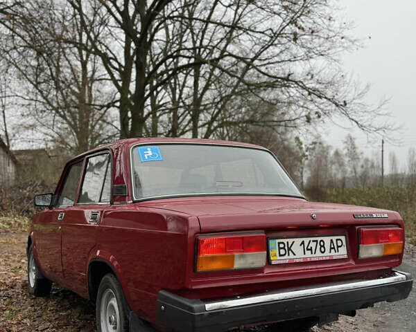 Красный ВАЗ 2107, объемом двигателя 1.5 л и пробегом 47 тыс. км за 2499 $, фото 39 на Automoto.ua