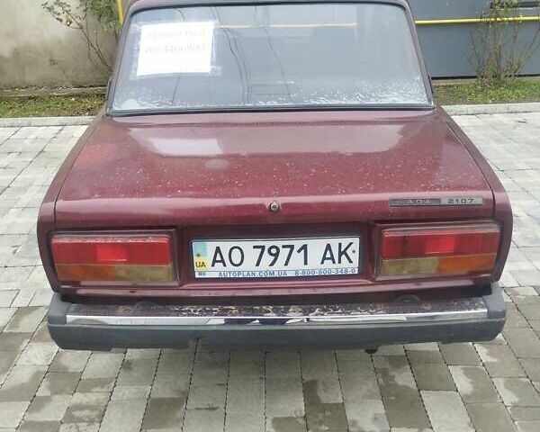 Красный ВАЗ 2107, объемом двигателя 0 л и пробегом 220 тыс. км за 1100 $, фото 5 на Automoto.ua