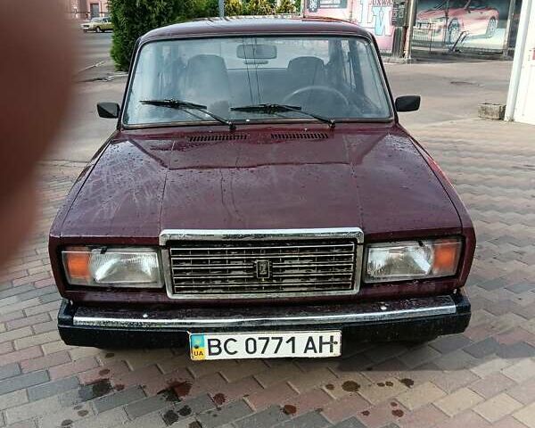 Красный ВАЗ 2107, объемом двигателя 1.5 л и пробегом 101 тыс. км за 1499 $, фото 2 на Automoto.ua