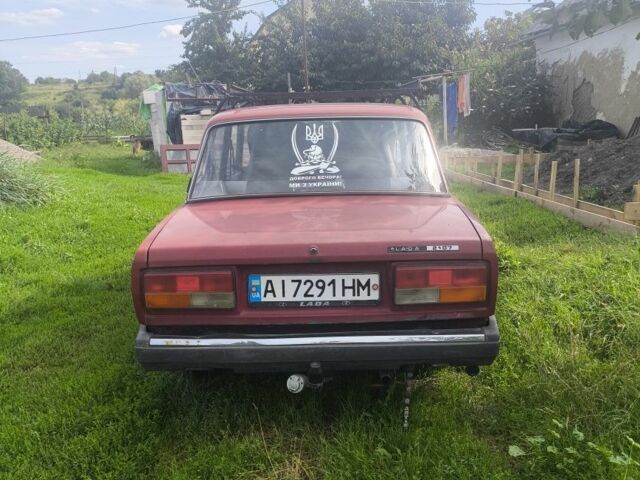 ВАЗ 2107 2005 в Фастове на Automoto.ua Красный ВАЗ 2107, объемом двигателя 1.5 л и пробегом 106 тыс. км за 900 $, фото 1 на Automoto.ua