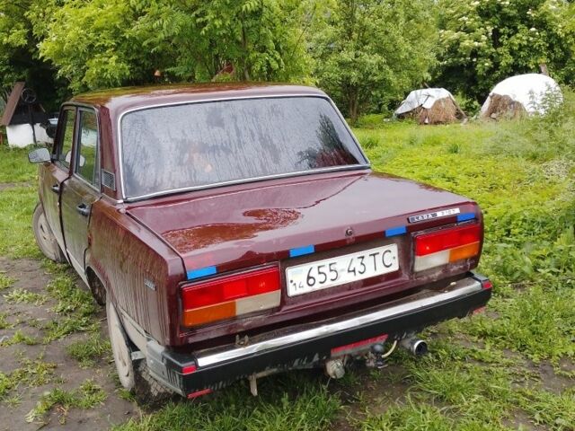 Червоний ВАЗ 2107, об'ємом двигуна 1.3 л та пробігом 85 тис. км за 17000 $, фото 2 на Automoto.ua