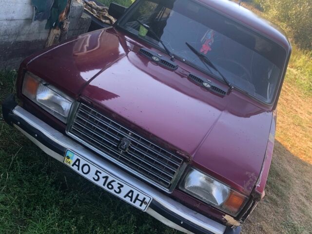 Червоний ВАЗ 2107, об'ємом двигуна 10 л та пробігом 180 тис. км за 557 $, фото 1 на Automoto.ua