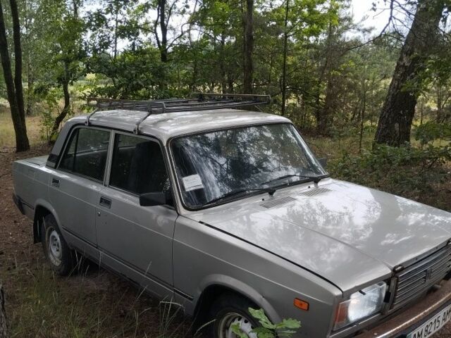 Сірий ВАЗ 2107, об'ємом двигуна 1 л та пробігом 100 тис. км за 841 $, фото 3 на Automoto.ua