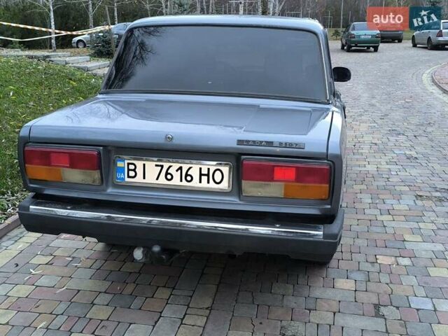 Серый ВАЗ 2107, объемом двигателя 1.45 л и пробегом 195 тыс. км за 1850 $, фото 5 на Automoto.ua