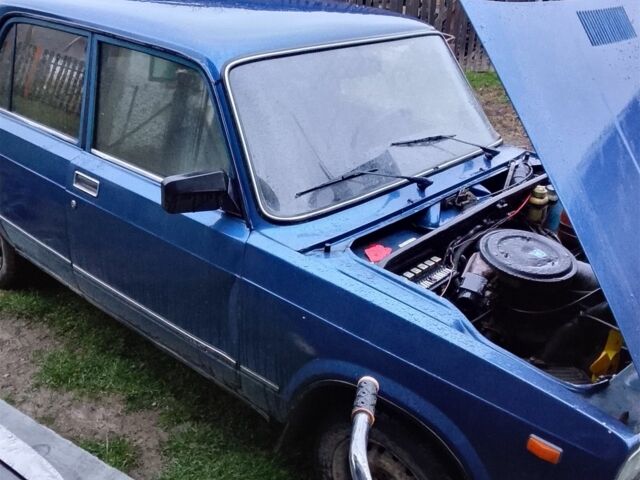 Синий ВАЗ 2107, объемом двигателя 5 л и пробегом 80 тыс. км за 600 $, фото 5 на Automoto.ua