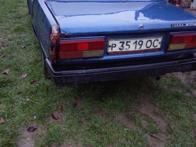 Синий ВАЗ 2107, объемом двигателя 5 л и пробегом 80 тыс. км за 600 $, фото 1 на Automoto.ua