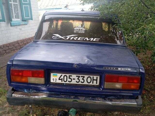 Синій ВАЗ 2107, об'ємом двигуна 0 л та пробігом 90 тис. км за 486 $, фото 3 на Automoto.ua