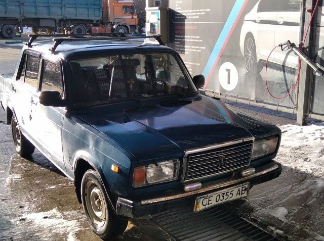 Синий ВАЗ 2107, объемом двигателя 0 л и пробегом 40 тыс. км за 750 $, фото 2 на Automoto.ua