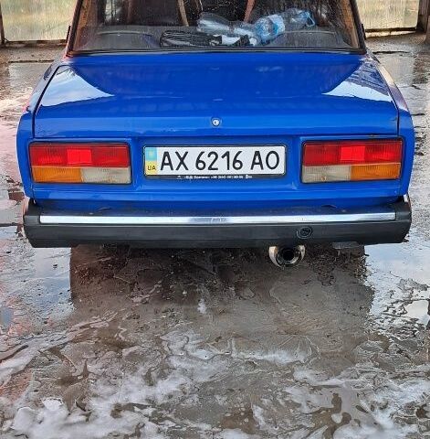 Синий ВАЗ 2107, объемом двигателя 1.5 л и пробегом 1000 тыс. км за 600 $, фото 5 на Automoto.ua