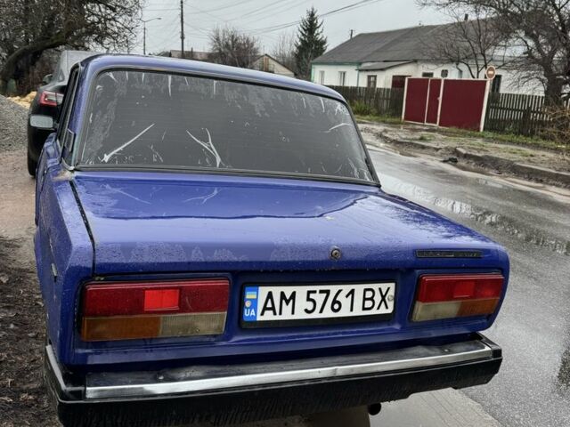 Синий ВАЗ 2107, объемом двигателя 1.5 л и пробегом 3 тыс. км за 714 $, фото 2 на Automoto.ua