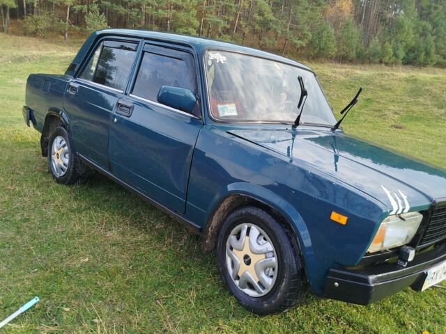 Синий ВАЗ 2107, объемом двигателя 1.5 л и пробегом 346 тыс. км за 1066 $, фото 1 на Automoto.ua