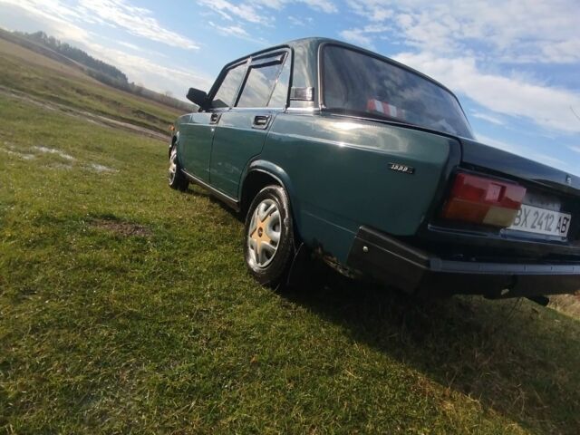 Синий ВАЗ 2107, объемом двигателя 1.5 л и пробегом 346 тыс. км за 1066 $, фото 3 на Automoto.ua