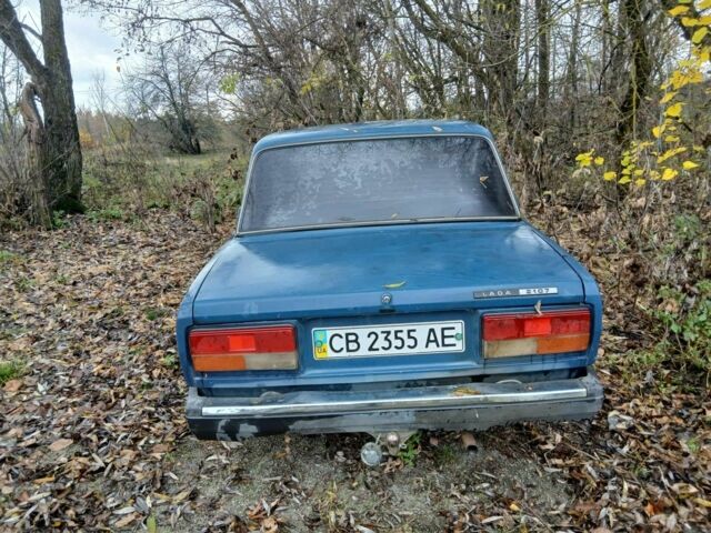 Синий ВАЗ 2107, объемом двигателя 1.5 л и пробегом 15 тыс. км за 237 $, фото 2 на Automoto.ua