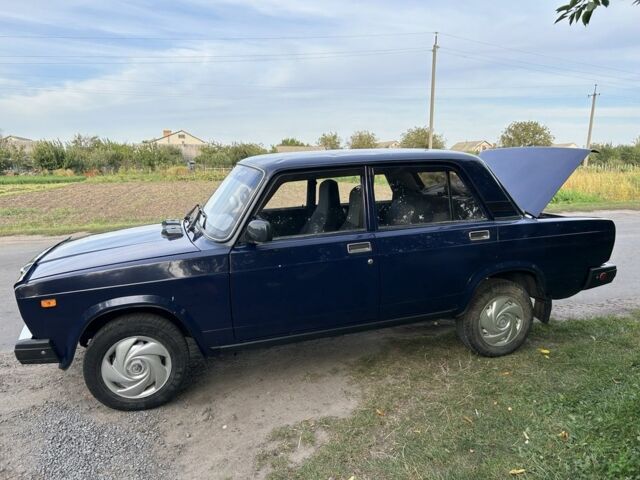 Синий ВАЗ 2107, объемом двигателя 1.5 л и пробегом 67 тыс. км за 2100 $, фото 5 на Automoto.ua