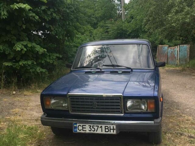 Синий ВАЗ 2107, объемом двигателя 1.5 л и пробегом 1 тыс. км за 1000 $, фото 2 на Automoto.ua
