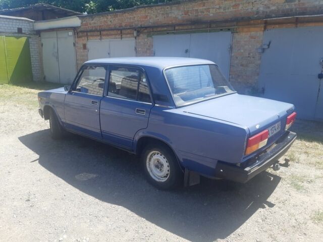 Синий ВАЗ 2107, объемом двигателя 1.5 л и пробегом 90 тыс. км за 1800 $, фото 1 на Automoto.ua