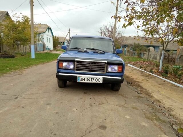 Синий ВАЗ 2107, объемом двигателя 1.5 л и пробегом 90 тыс. км за 850 $, фото 1 на Automoto.ua