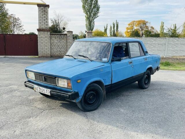 Синий ВАЗ 2107, объемом двигателя 1.5 л и пробегом 200 тыс. км за 413 $, фото 1 на Automoto.ua