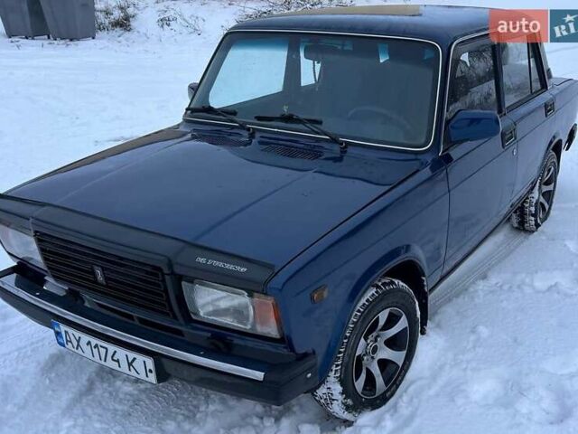 Синий ВАЗ 2107, объемом двигателя 1.45 л и пробегом 3 тыс. км за 1700 $, фото 1 на Automoto.ua