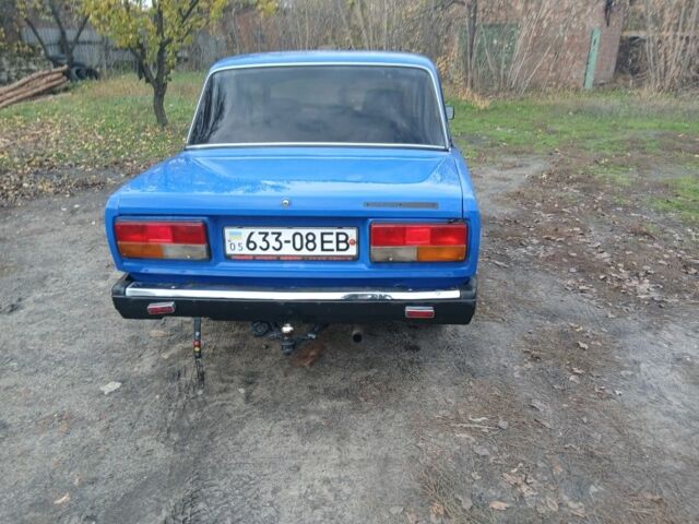 ВАЗ 2107 1984 в Славянске на Automoto.ua Синий ВАЗ 2107, объемом двигателя 1.6 л и пробегом 134 тыс. км за 666 $, фото 3 на Automoto.ua