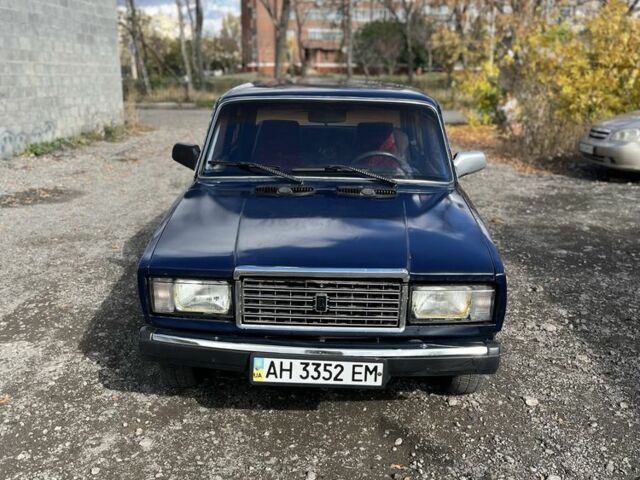 Синий ВАЗ 2107, объемом двигателя 1.2 л и пробегом 92 тыс. км за 672 $, фото 1 на Automoto.ua