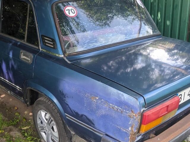 Синий ВАЗ 2107, объемом двигателя 1.5 л и пробегом 320 тыс. км за 1000 $, фото 2 на Automoto.ua
