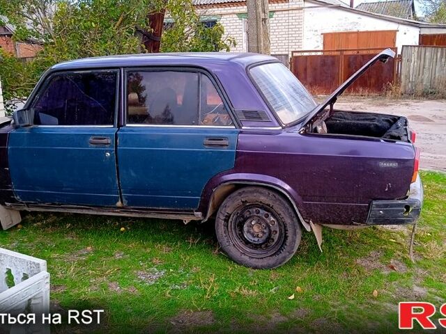 Синий ВАЗ 2107, объемом двигателя 1.5 л и пробегом 100 тыс. км за 480 $, фото 1 на Automoto.ua